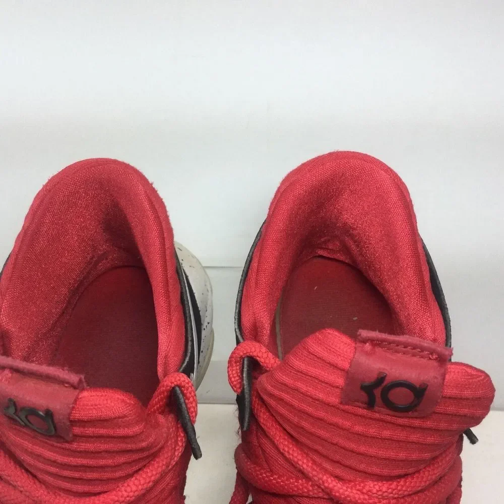 Nike Zoom KD 10 Kevin Durant Basketball Shoes Boys 6.5Y Red Lace‎ Up 918365-600